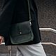 Кожаная сумочка "Джейн" в зеленом цвете, Классическая сумка, Гатчина,  Фото №1