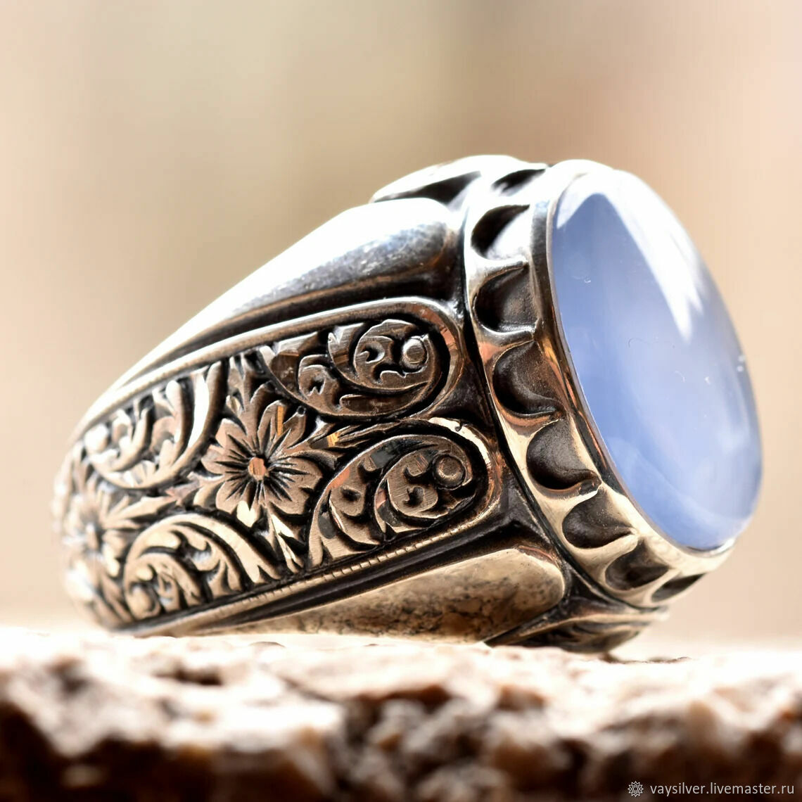 Серебряные кольца ручной работы