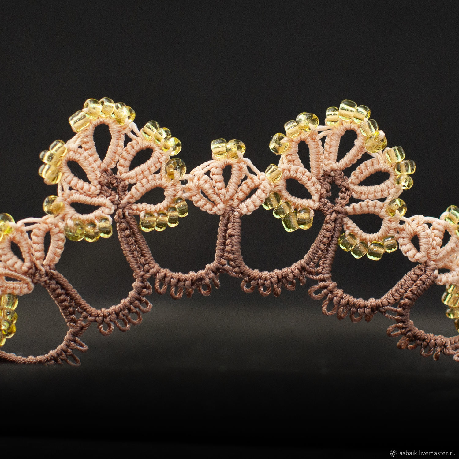 Lace bracelet 'Trees', Braided bracelet, Irkutsk,  Фото №1