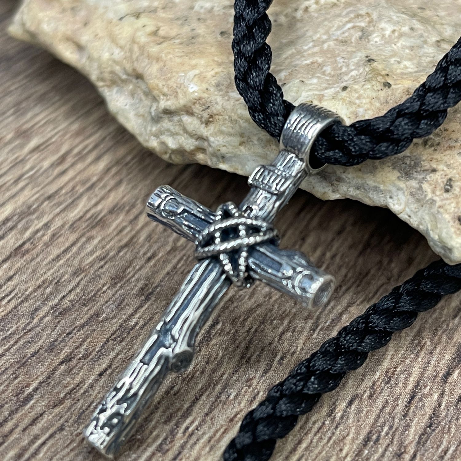 Крест серебряный без распятия. Крест из серебра, Крестик, Кострома,  Фото №1