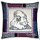'POODLE ' - decorative Pillow-hand-painted, Pillow, Moscow,  Фото №1