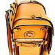 Мужской кожаный рюкзак "Легион" желтый. Мужской рюкзак. Кожинка. Ярмарка Мастеров.  Фото №6