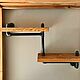 Loft bed for a teenager with shelves and a Loft-style table. Bed. uloft. My Livemaster. Фото №4