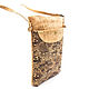 Eco bag made of Portuguese oak over the shoulder women's handmade. Crossbody bag. Koracork. Online shopping on My Livemaster.  Фото №2
