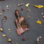 Украшения handmade. Livemaster - original item Copper pendant pink tourmaline(rubellite).. Handmade.