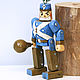 Wooden soldier (22 cm) by Urfin Jus. Ball-jointed doll. The most beautiful toys. My Livemaster. Фото №4
