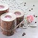 Candlesticks, Candle holders, cut down a tree. Eco, rustic, country, Provence. Handmade