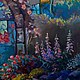 Order 'The garden of the Full moon' oil painting. Multicolor Gallery. Livemaster. . Pictures Фото №3