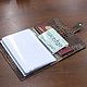 Folder for documents 2in1 A5 format new. Cover. Leather Collection. My Livemaster. Фото №5