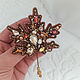 Brooch pin Maple Leaf. Brooches. olesyaaugust (olesyaaugust). Online shopping on My Livemaster.  Фото №2