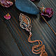Elf pendant with lilac labradorite. Copper pendant with stone. Pendant. Strangell Jewelry. My Livemaster. Фото №6