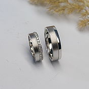 Обручальные кольца в кельтском стиле «Кайлех» белое золото
