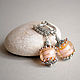 Серьги "СЕРЕБРЯНЫЕ КАПЕЛЬКИ" серебро 925 пр., авторский lampwork. Серьги классические. Юлия ЛЕТНИКОВА украшения JLjewelry. Интернет-магазин Ярмарка Мастеров.  Фото №2