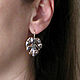 Order Large leaf earrings 'Leaves' gold-plated earrings without stones. Irina Moro. Livemaster. . Earrings Фото №3