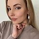 Серьги ажурная бабочка с барочным жемчугом premium позолота 18 карат. Серьги классические. MARIA GUSEVA Fashion Jewelry. Ярмарка Мастеров.  Фото №6