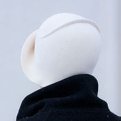 Аксессуары handmade. Livemaster - original item hat Cloche white crystal. Handmade.