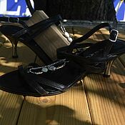 Винтаж handmade. Livemaster - original item Vintage shoes: LORBAC sandals, shoes Italy, luxury.. Handmade.