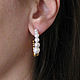 Pearl Ring earrings 'Pearl Rings' unusual earrings. Congo earrings. Irina Moro. My Livemaster. Фото №6