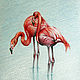 Figure Pink Flamingo. Pictures. tinaryART (tinaryART). Online shopping on My Livemaster.  Фото №2