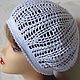 БЕРЕТ ажурный вязаный. Береты. Gala  Devi crochet design ВЯЗАНИЕ. Интернет-магазин Ярмарка Мастеров.  Фото №2