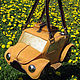 Bag machine 'Yellow beetle'. Classic Bag. bag_fevra (Fevra). Online shopping on My Livemaster.  Фото №2