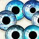 Распечатка глазок.Глаза для игрушек. Голубые, бирюзовые, синие глазки, Шаблоны для печати, Санкт-Петербург,  Фото №1