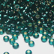 Материалы для творчества handmade. Livemaster - original item Czech beads 10/0 Blue-green light 10 g 57710 Preciosa. Handmade.