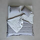 Муслиновое одеяло, цвет серый. Одеяла. Parapete. Интернет-магазин Ярмарка Мастеров.  Фото №2