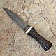 Knife 'Highlander-3' dagger Damascus Karelian birch. Knives. Artesaos e Fortuna. Online shopping on My Livemaster.  Фото №2