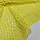Ткань Плательно-Блузочное Шитьё Хлопковое Цвет Жёлтый Италия