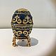 Винтаж: КОПИЯ FABERGE. ЯЙЦО-ШКАТУЛКА. ОЧЕНЬ КРАСИВОЕ, Шкатулки винтажные, Борнмут,  Фото №1
