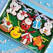 Сувениры и подарки handmade. Livemaster - original item Christmas gingerbread BABY. Set the gingerbread on a Christmas tree. Handmade.