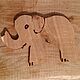 Order Wooden elephant, elephant, Montessori. magics-cave. Livemaster. . Stuffed Toys Фото №3