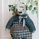 Мишка тедди Денни. Мишки Тедди. Handsewing.toys (Ирина). Ярмарка Мастеров.  Фото №6