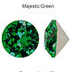 Ост. 1 шт. New Swarovski 1088, 8 мм, Majestic Green, Кристаллы, Москва,  Фото №1