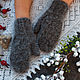 Downy mittens ' Gray', Mittens, Moscow,  Фото №1