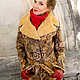 Suede coat with lace pattern, Designer coat faux fur, Knee length coat, Afghan Coats, Novosibirsk,  Фото №1