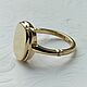 Ring-signet: ' Greta'- gold 585. Signet Ring. masterskai. Online shopping on My Livemaster.  Фото №2