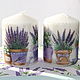 Lavender Lover Handmade Gift. Candles. holiday-time. Online shopping on My Livemaster.  Фото №2