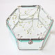 Box of glass. The box with the herbarium. Facet glass and filigree. Caskets for rings. Glass Flowers. My Livemaster. Фото №6