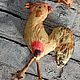Винтаж: Ватные Елочные игрушки СССР Петушок и Птичка. СССР, 30-е. Игрушки винтажные. Antikvarbuk. Интернет-магазин Ярмарка Мастеров.  Фото №2