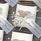 Wedding bonbonniere with white gispophila. Bonbonniere. Albums and notebooks (Anna). My Livemaster. Фото №5