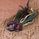 Brooch-bouquet of felt 'Summer sunset'. Brooches. Katherine Markina (markinaek). My Livemaster. Фото №5