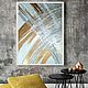 Painting Abstraction Gold Rainbow Minimalism Interior Painting. Pictures. Lana Zaitceva. Online shopping on My Livemaster.  Фото №2