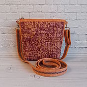 Linen handbag for your phone, For walks, Flax, World, Little, Eco