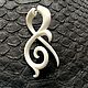   Curl 'feldeper'. Single earring. Garuda. My Livemaster. Фото №4