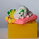 Silicone mold for soap 'Dog on pillow 3D', Form, Shahty,  Фото №1