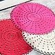 Set of serving knitted napkins, cotton 3 pcs. Swipe. MsDeborahKnitter. My Livemaster. Фото №5