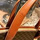 Винтаж:  Сумка Celine Paris Brown Macadam. Сделано в Италии. Сумки винтажные. Chic bags. Ярмарка Мастеров.  Фото №6