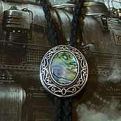 Аксессуары handmade. Livemaster - original item TIE WITH A STONE (MOTHER OF PEARL) 